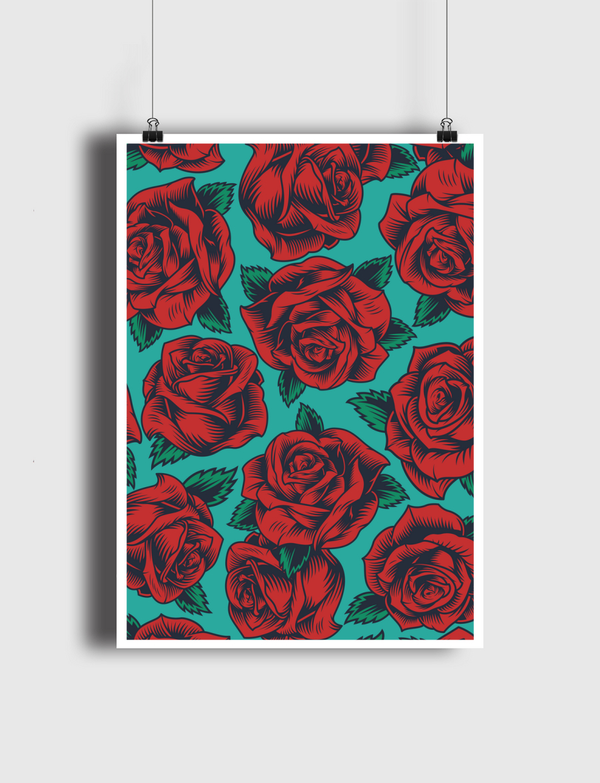Floral Background Gifts Poster