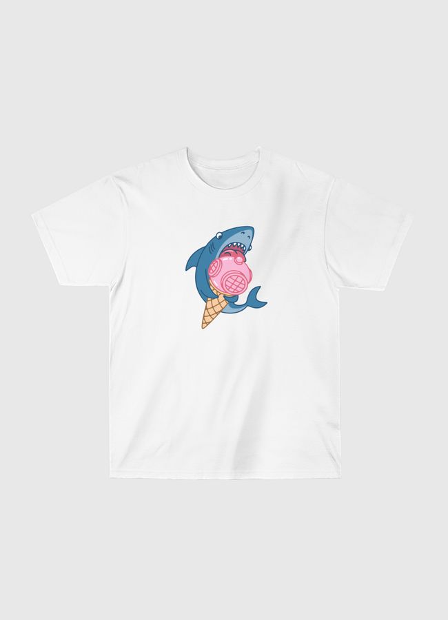 SHARK AND ICE CREAM - Classic T-Shirt