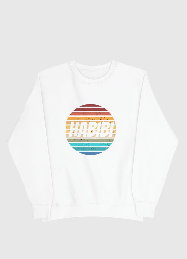 habibi retro sunset  - Men Sweatshirt