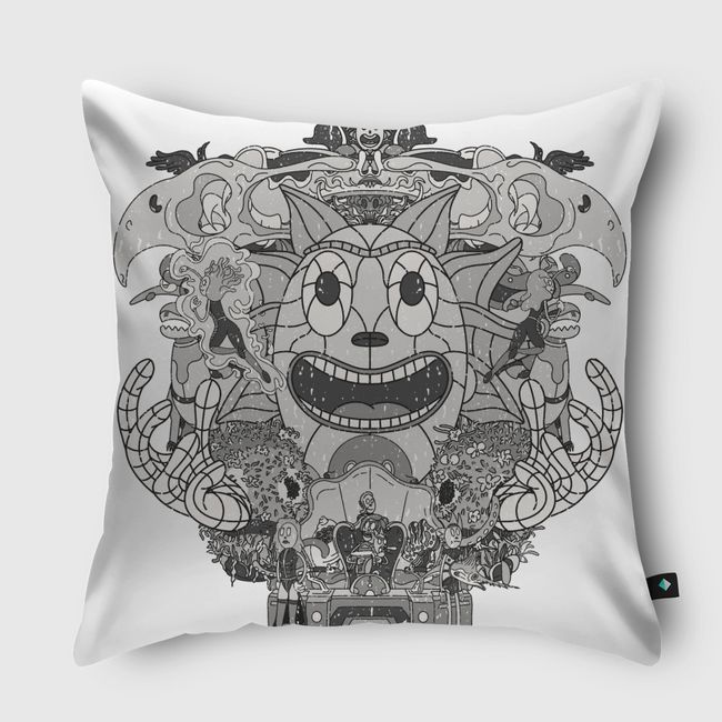 Retro Rick - Throw Pillow