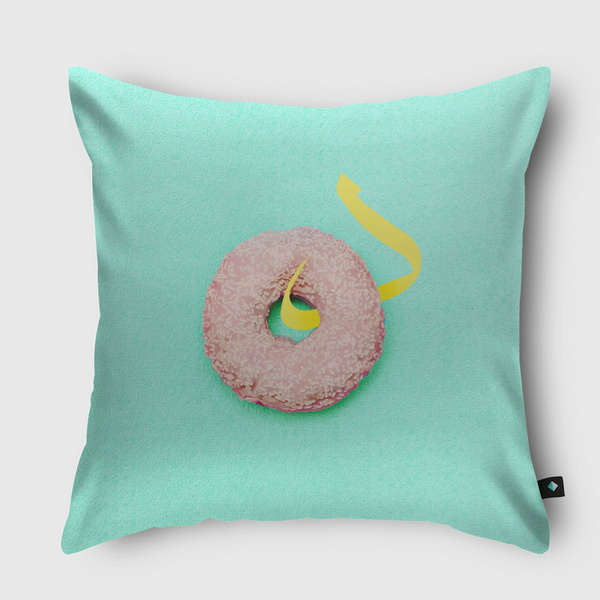 د for دونت Throw Pillow