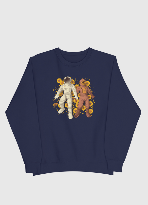 Astronaut Scuba Diving Men Sweatshirt