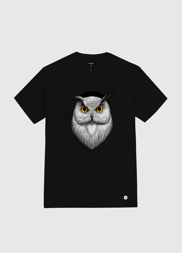 Bearded owl White Gold T-Shirt