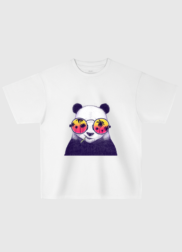 Tropical panda Oversized T-Shirt
