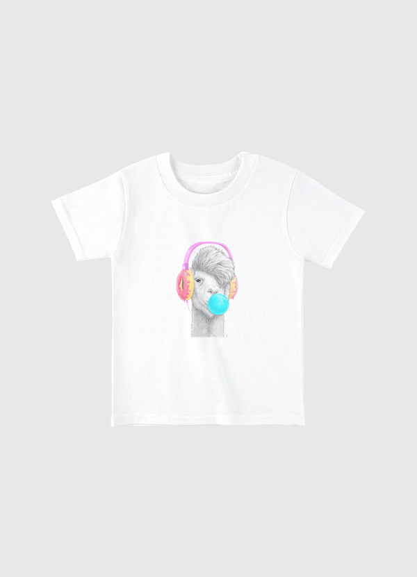 Lama in headphones Toddler Basic T-Shirt