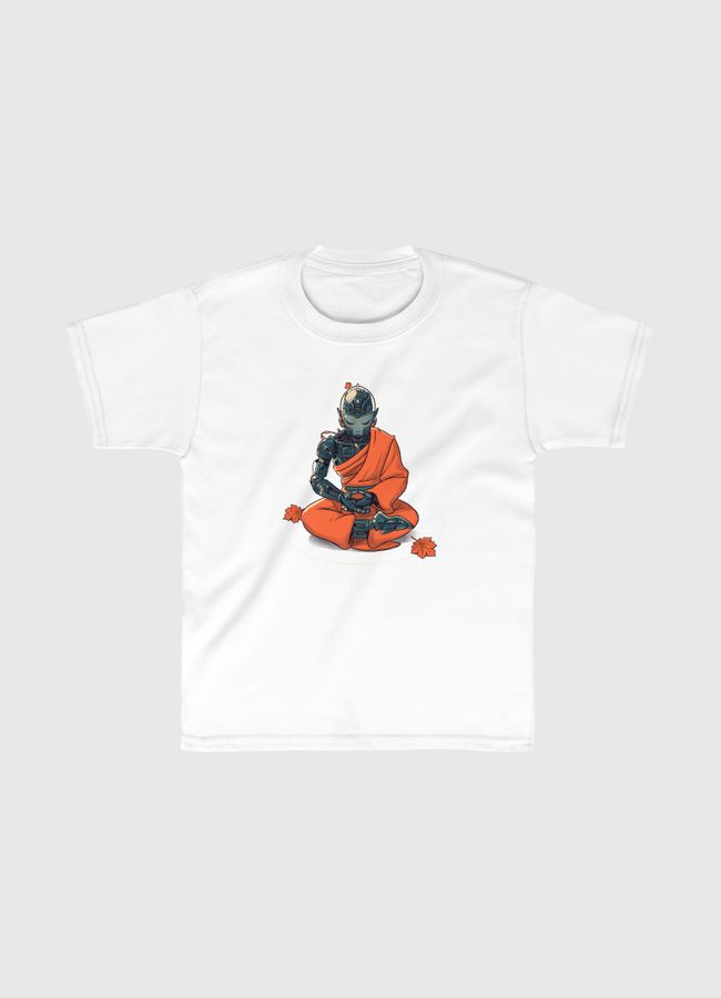 Meditation Robot Monk - Kids Classic T-Shirt