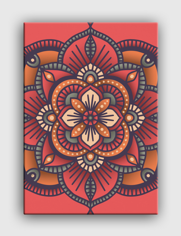 Mandala Pattern 025 Canvas