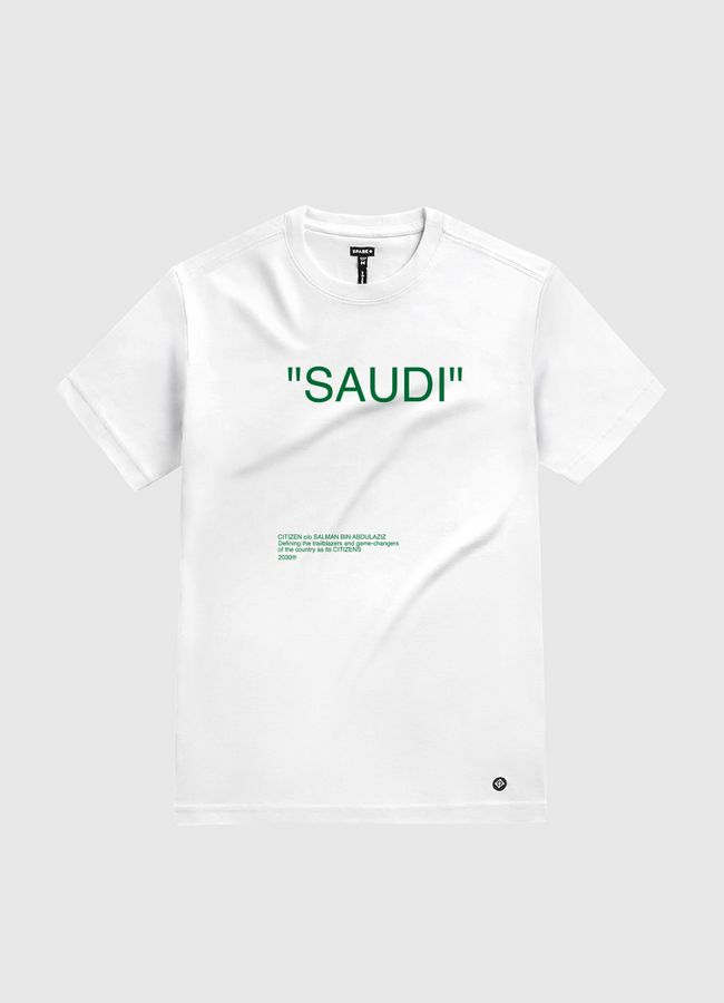 "Saudi" - White Gold T-Shirt