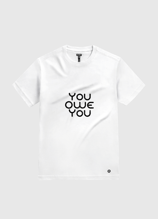 You Owe You White Gold T-Shirt