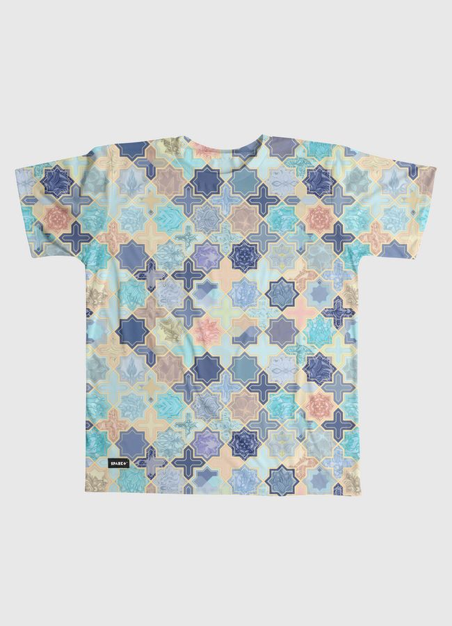 Blush & Blue Geometric - Men Graphic T-Shirt