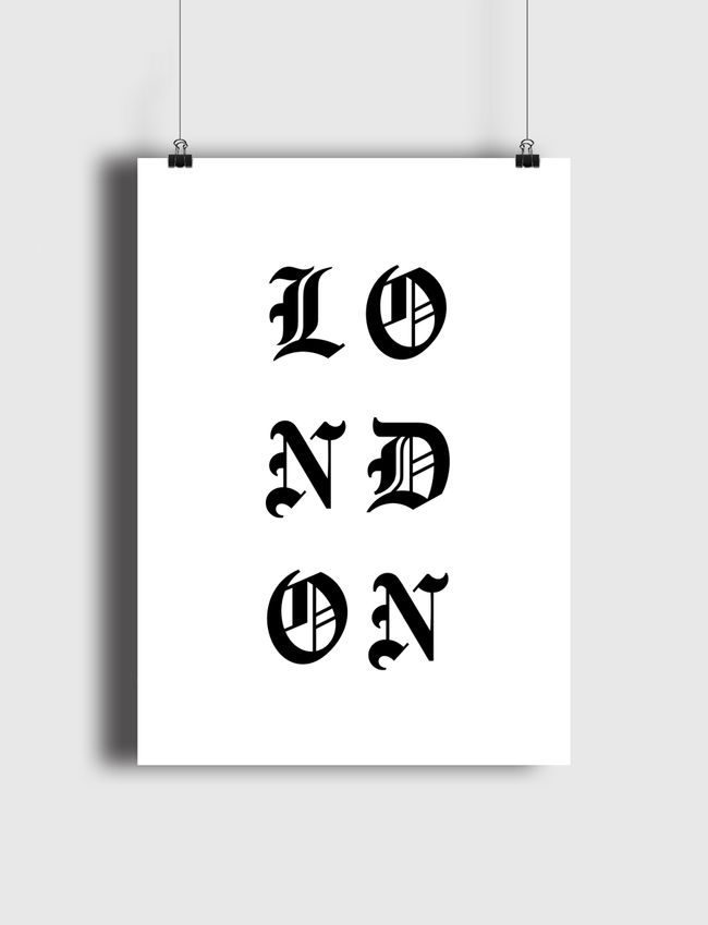 LONDON - Poster