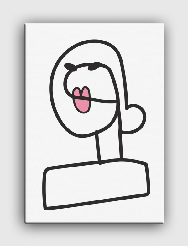 Line Lady Canvas