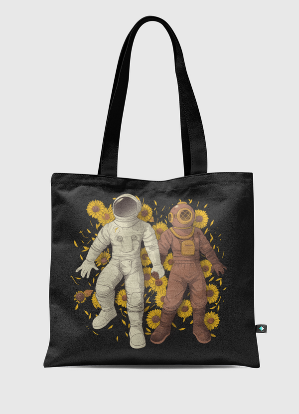 Astronaut Scuba Diving Tote Bag