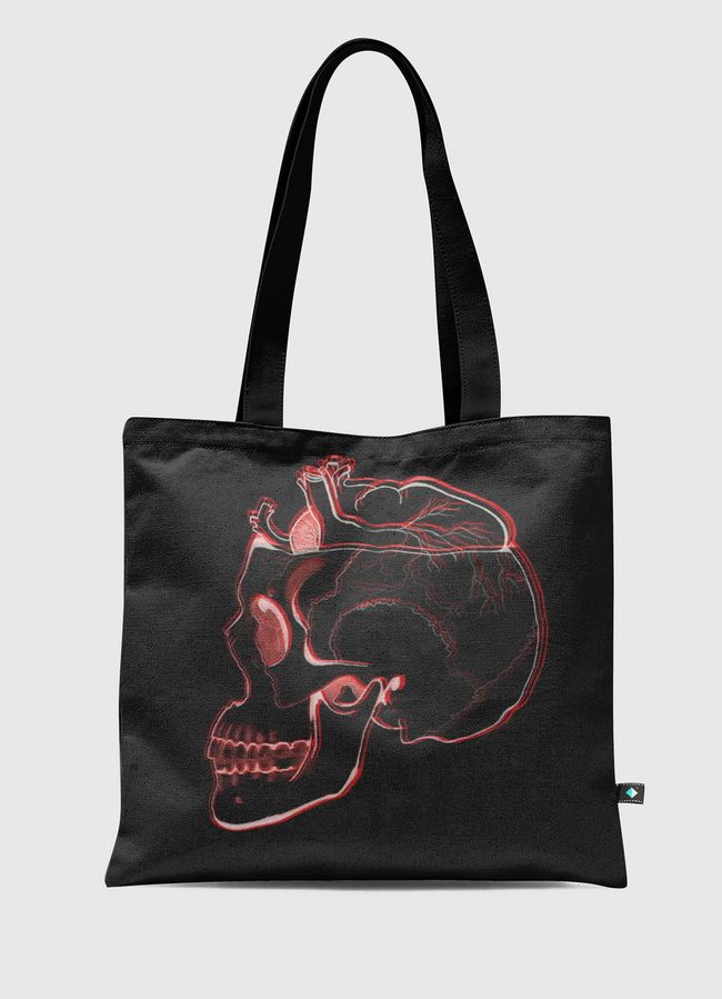 Skull heart  - Tote Bag