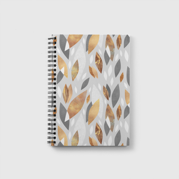 Falling Gold Leaves Notebook