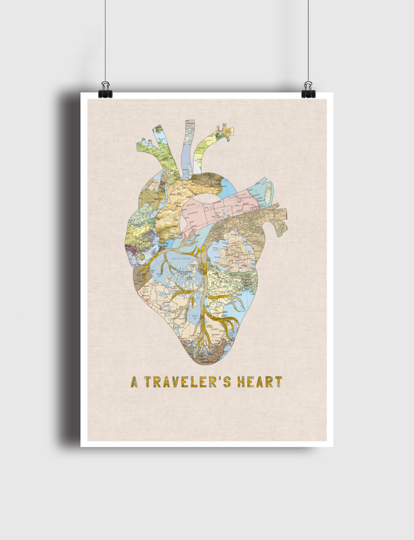 A Traveler's Heart Poster