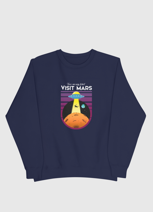 visit mars Men Sweatshirt