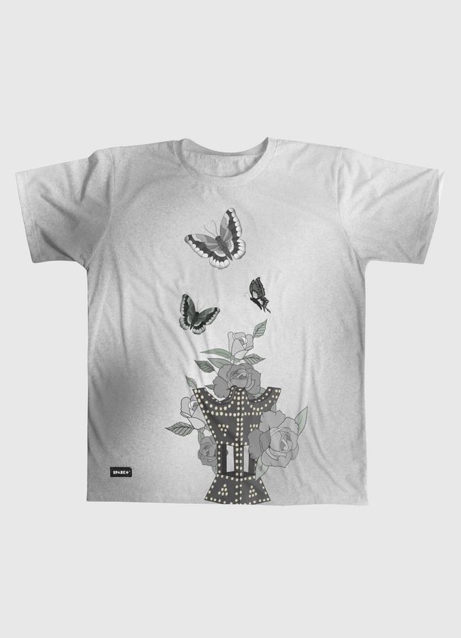 Flowers and butterflies  - Men Graphic T-Shirt