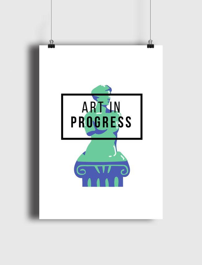art in progress - Poster