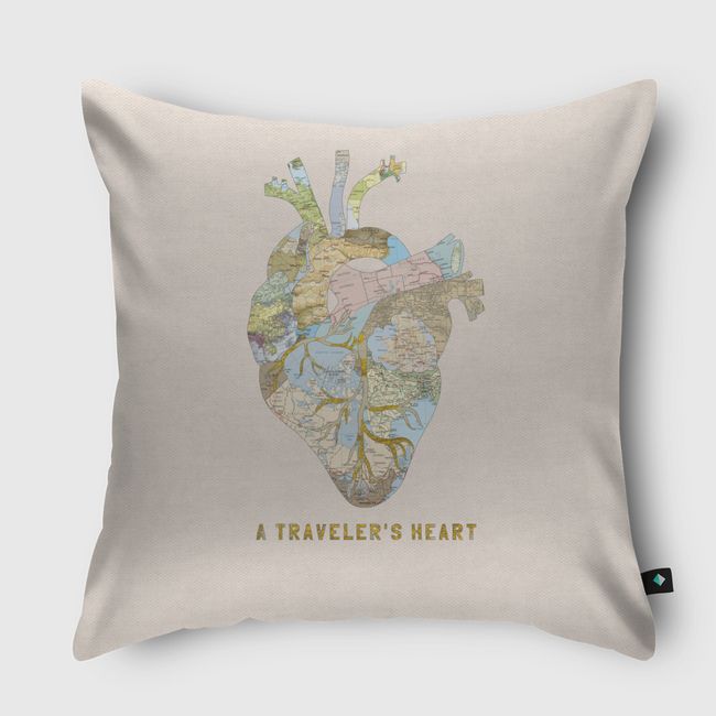 A Traveler's Heart - Throw Pillow