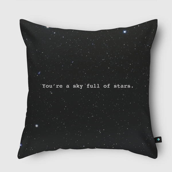 Sky full of stars  Throw Pillow