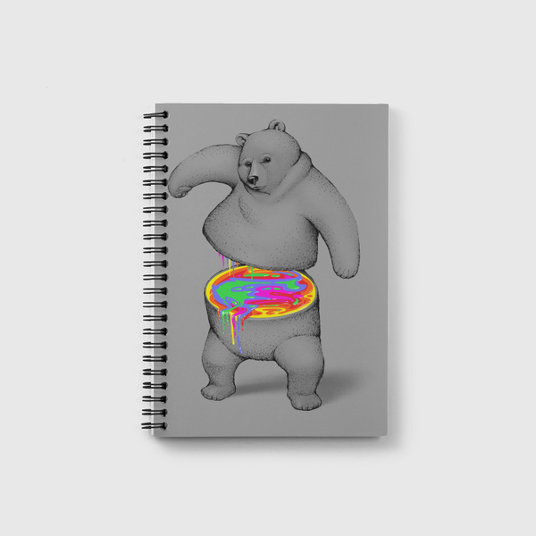 Rainbow Bear Notebook