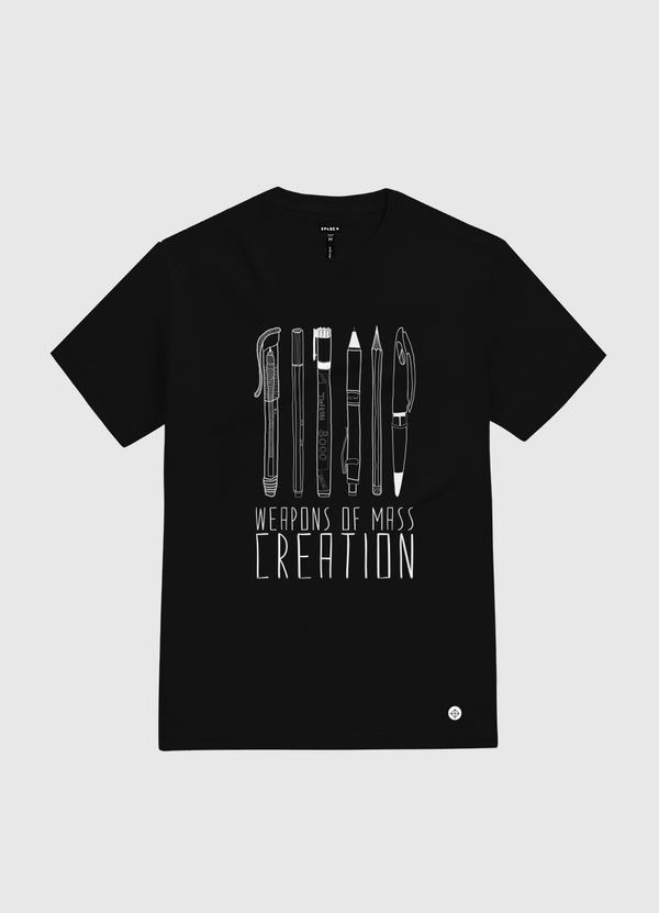 Weapons Of Mass Creation 2 White Gold T-Shirt