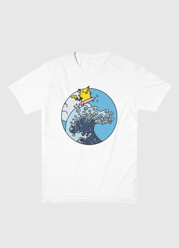 The Great Electric Wave Men Basic T-Shirt