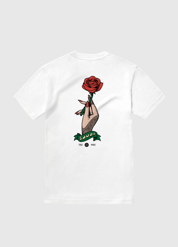 Henna and Roses White Gold T-Shirt