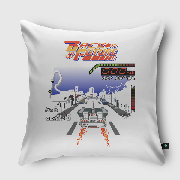 Back to the future  Throw Pillow