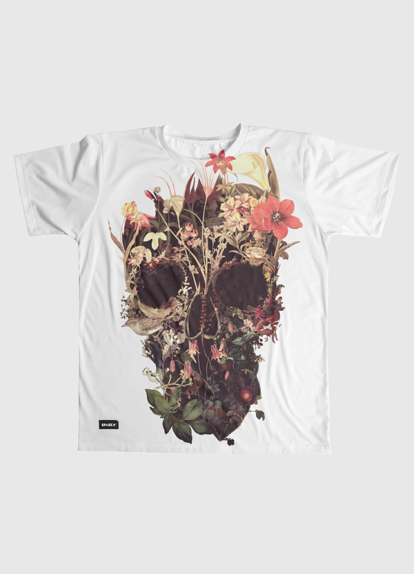 Bloom Skull Men Graphic T-Shirt