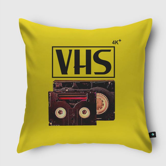 VHS 4K - Throw Pillow