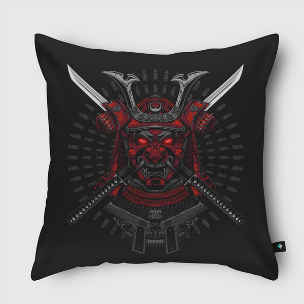 Weapons Samurai Throw Pillow