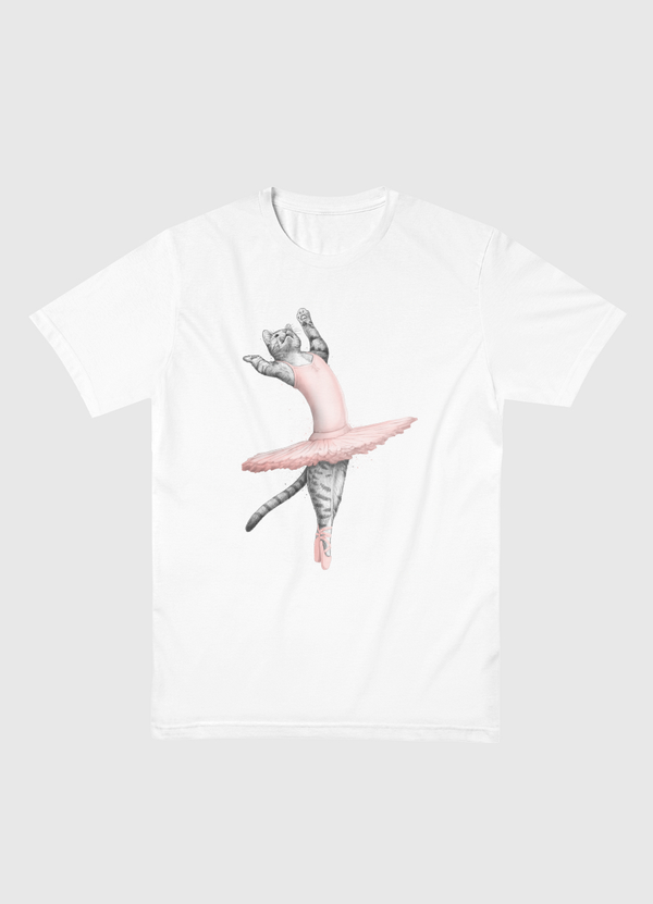 Ballerina Cat Men Basic T-Shirt