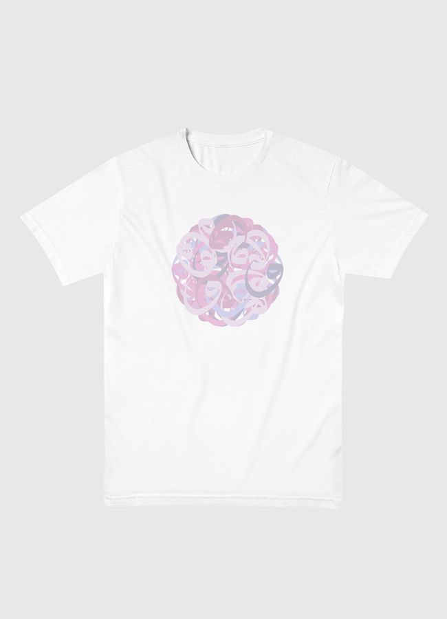 calligraphy pink - Men Basic T-Shirt