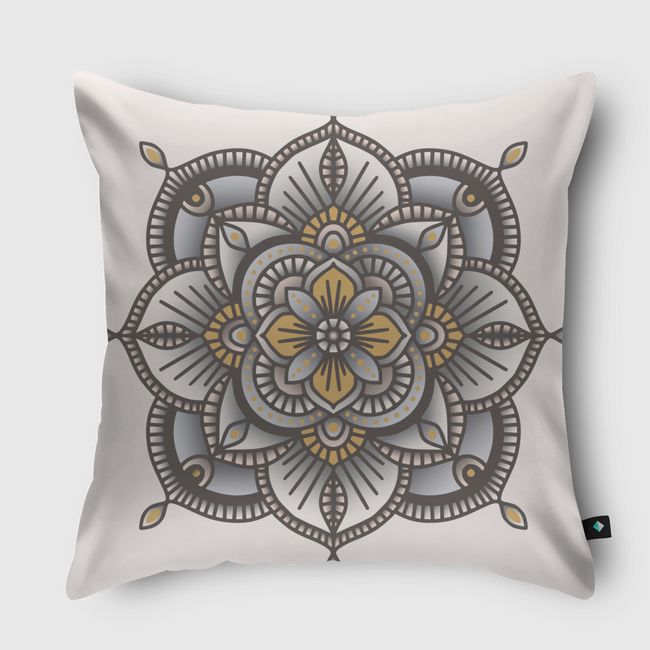 Mandala Pattern 026 - Throw Pillow