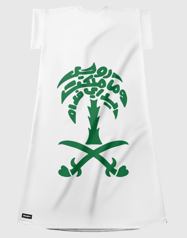 Saudi rou7i - Short Sleeve Dress