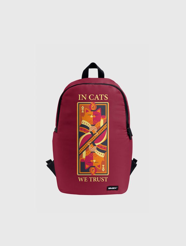 In Cats We Trust - Spark Backpack