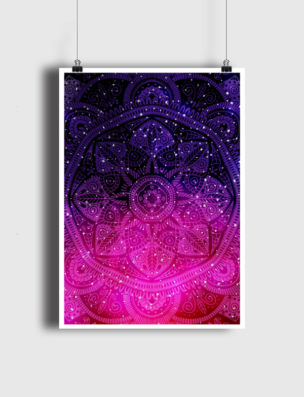 Galaxy Mandala 001 Poster