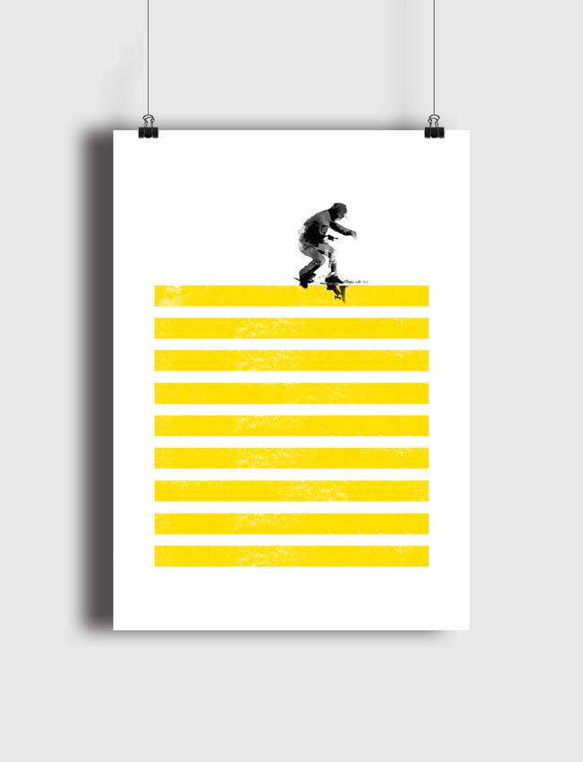 Slide on stripes - Poster