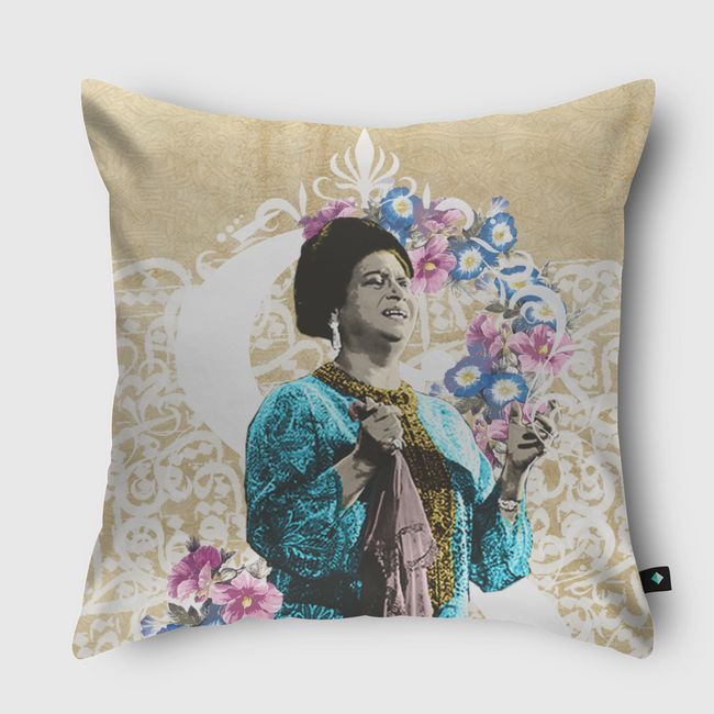 Umm Kulthum - Throw Pillow