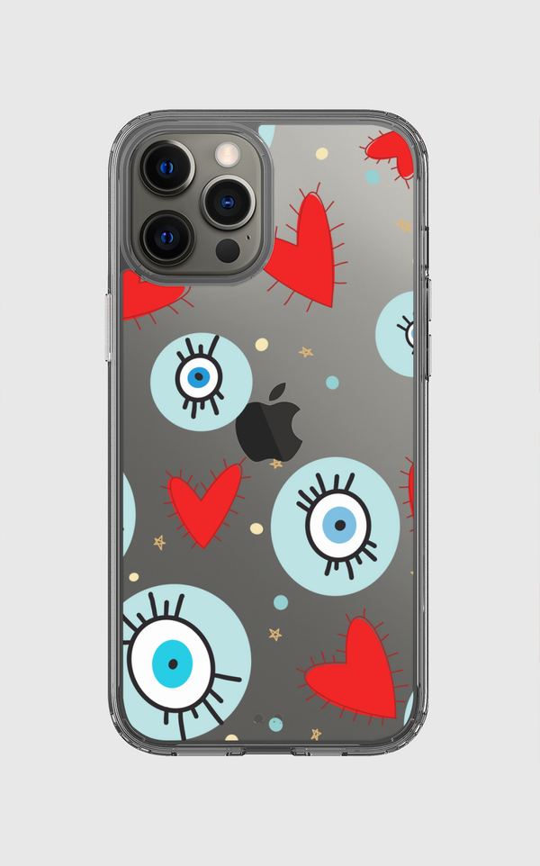 Eyes and hearts Clear Case