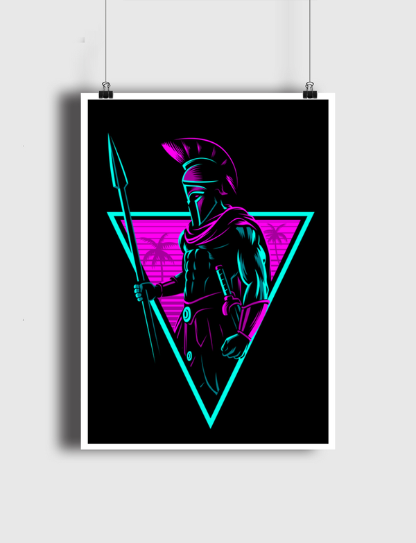 Retro Gladiator Poster