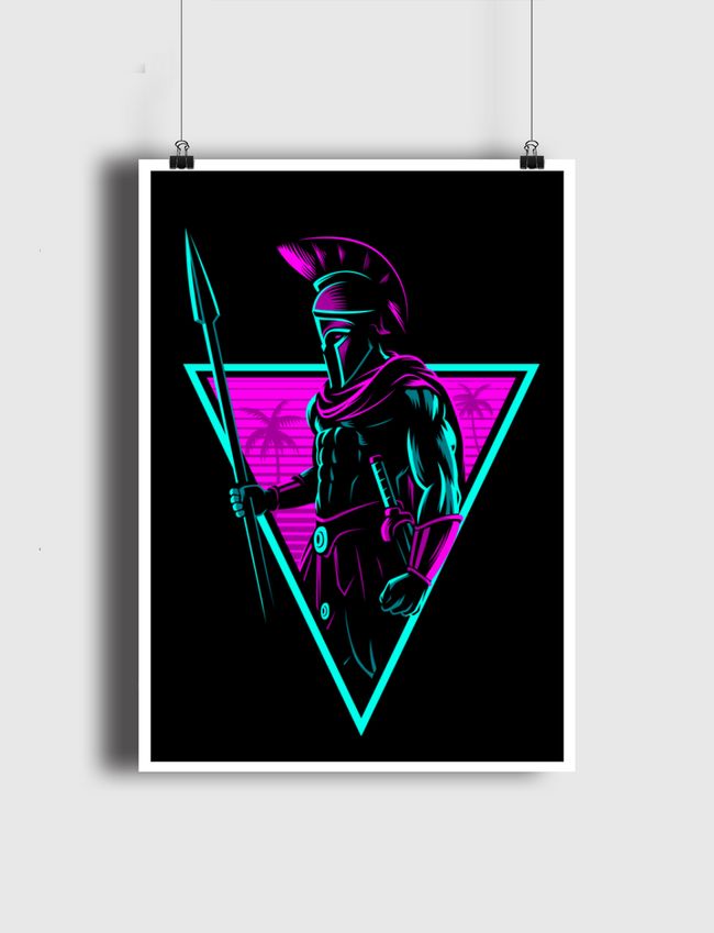Retro Gladiator - Poster
