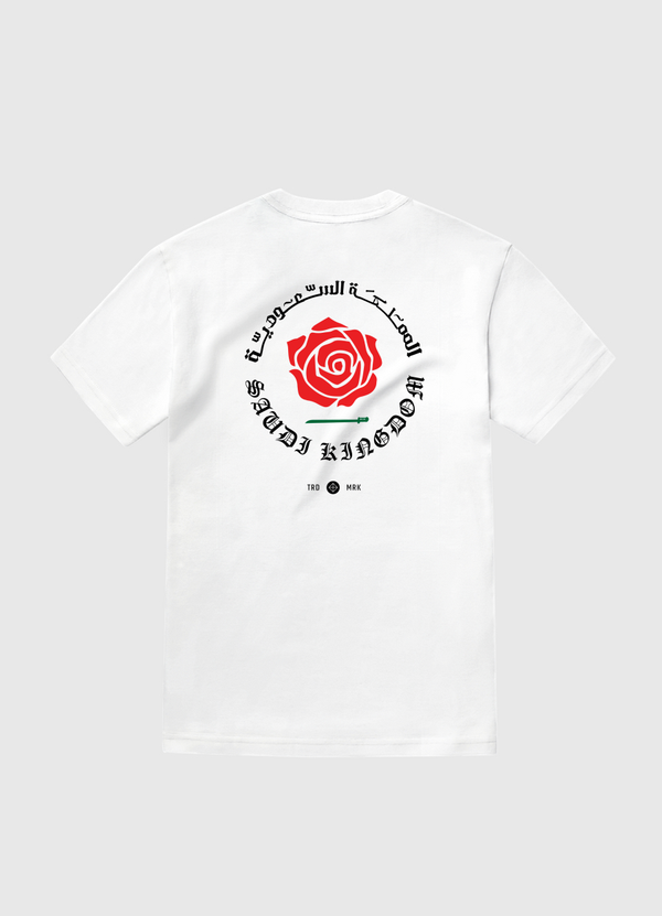 Saudi Kingdom White Gold T-Shirt