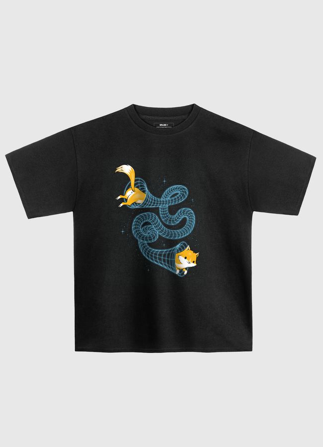 Wormhole Cat - Oversized T-Shirt
