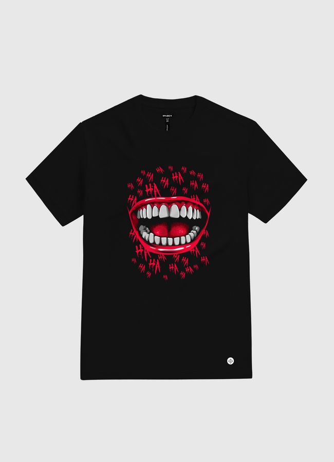 Crazy laugh - White Gold T-Shirt