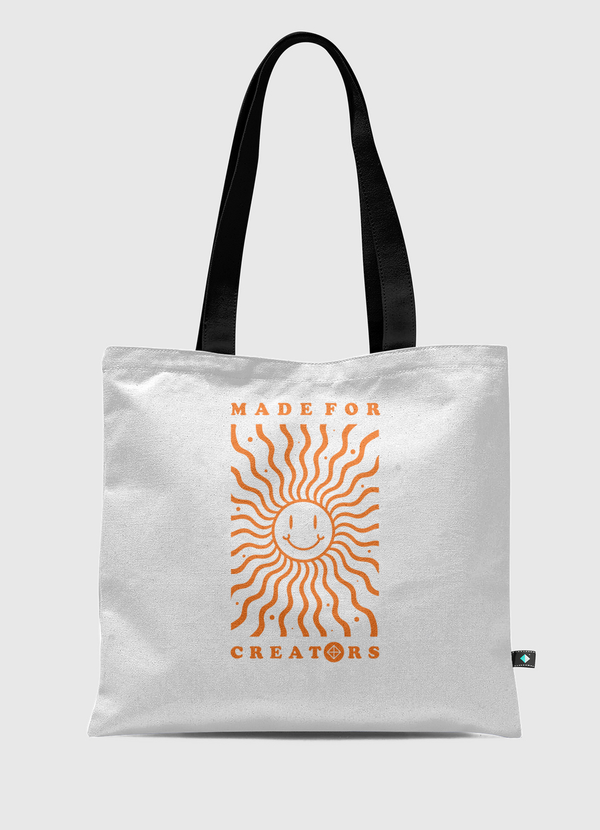 Smile the sun - creators Tote Bag