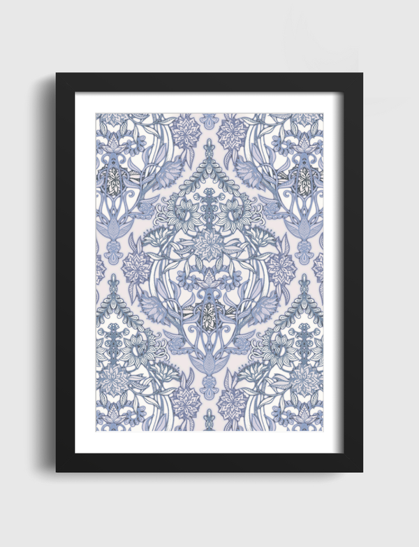 Lilac + Grey Botanical Artframe