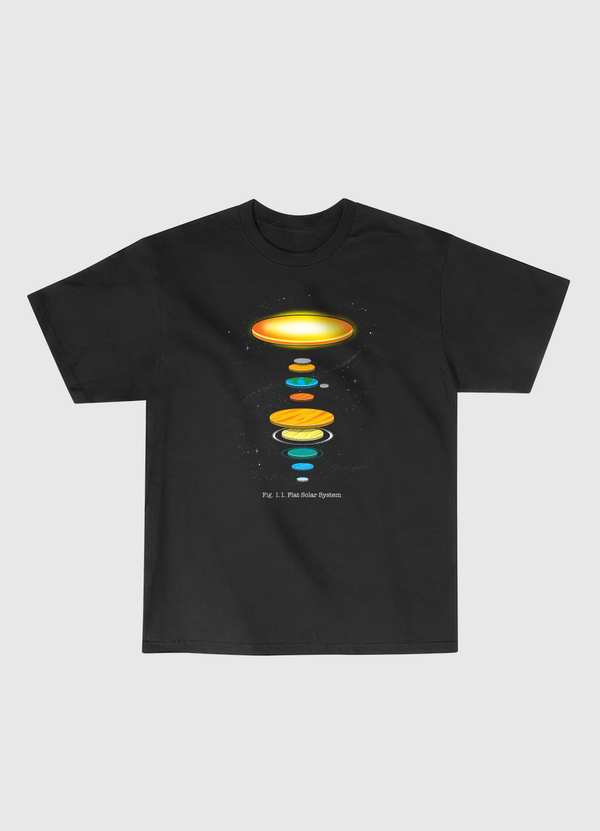 Flat Solar System Classic T-Shirt